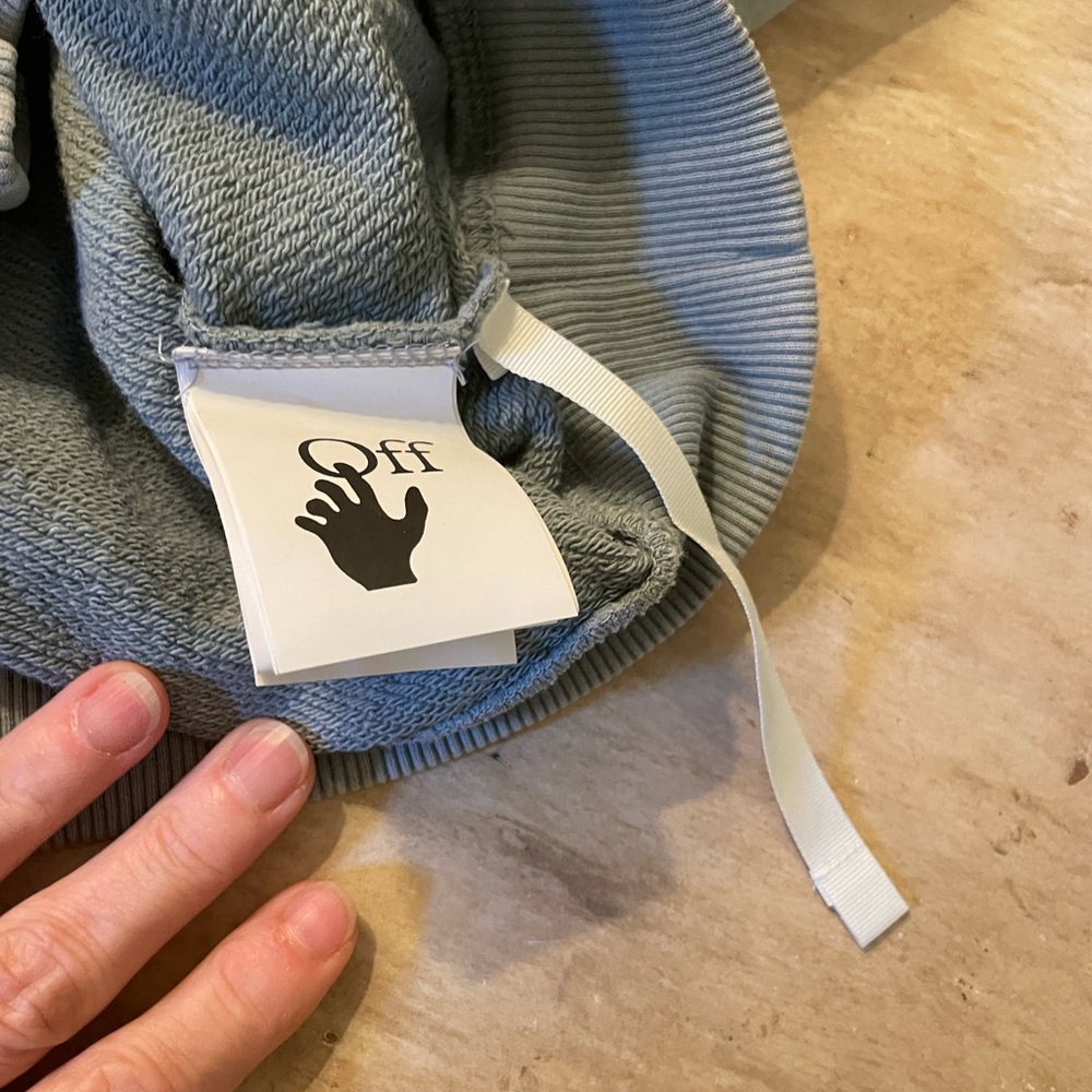 Off White Virgil Abloh main label xxs sweatshirt EUC - Picture 3 of 15